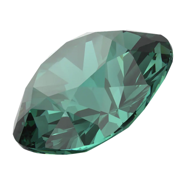 Swarovski Fancy Stones Cushion Square (4470) Emerald Ignite UNFOILED - Bluestreak Crystals