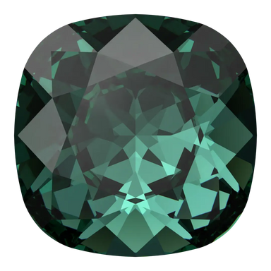 Swarovski Fancy Stones Cushion Square (4470) Emerald - Bluestreak Crystals