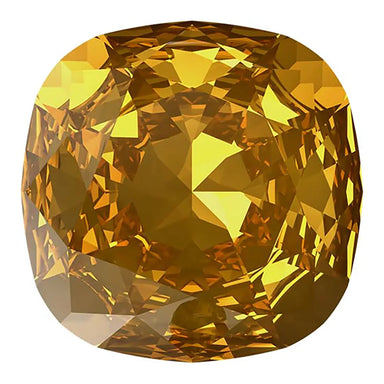 Swarovski Fancy Stones Cushion Square (4470) Golden Topaz - Bluestreak Crystals