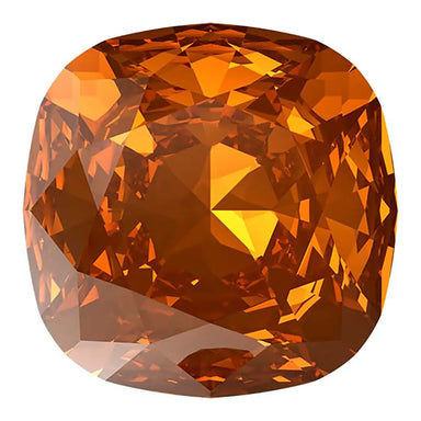 Swarovski Fancy Stones Cushion Square (4470) Light Amber - Bluestreak Crystals
