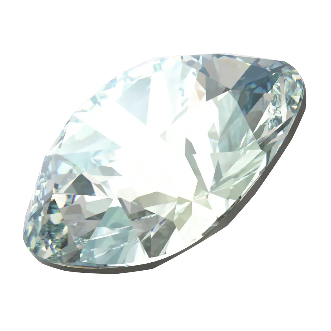 Swarovski Fancy Stones Cushion Square (4470) Light Azore - Bluestreak Crystals