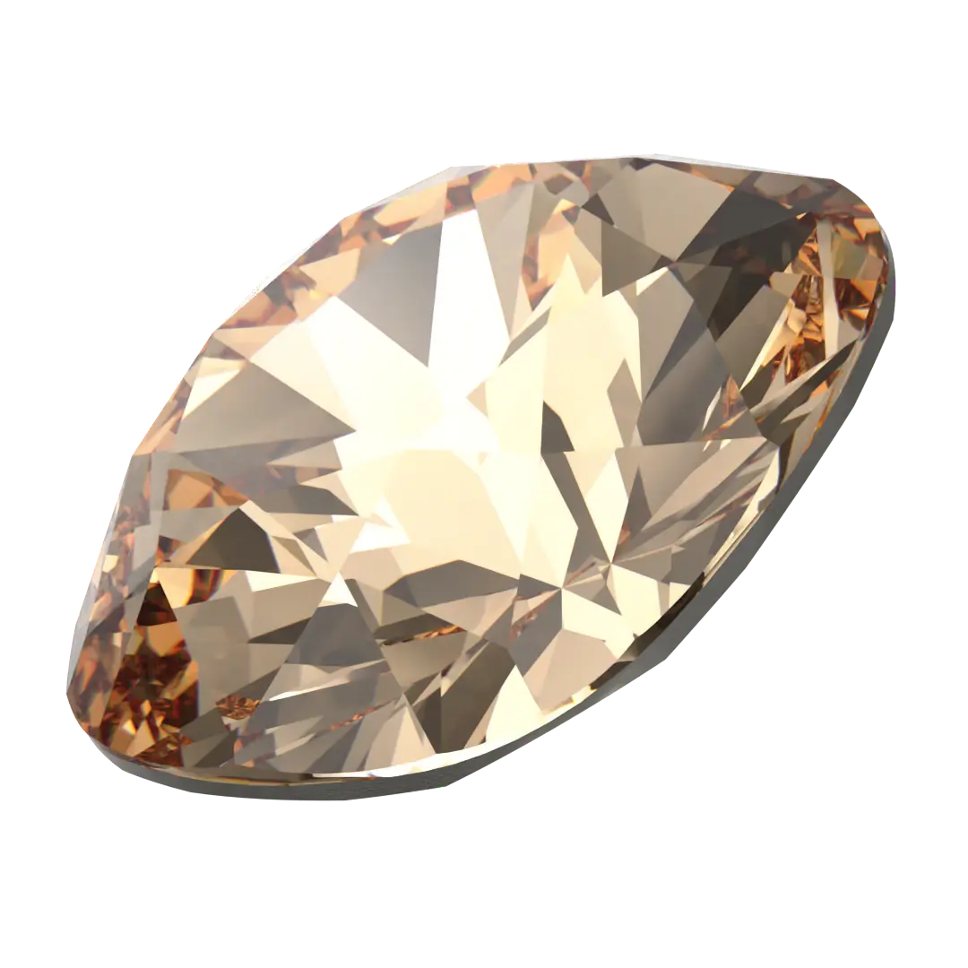 Swarovski Fancy Stones Cushion Square (4470) Light Colorado Topaz - Bluestreak Crystals