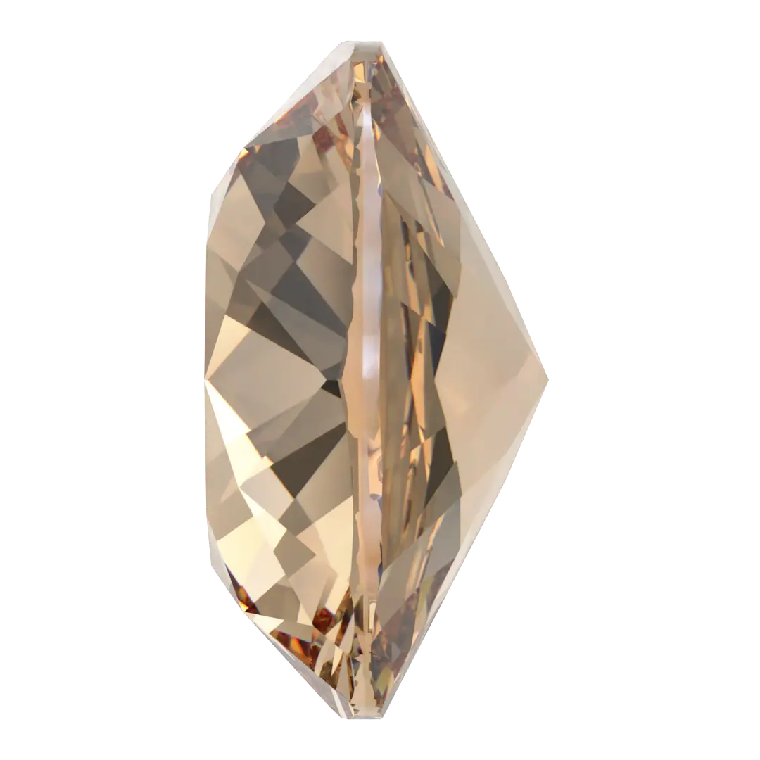 Swarovski Fancy Stones Cushion Square (4470) Light Colorado Topaz Ignite UNFOILED - Bluestreak Crystals