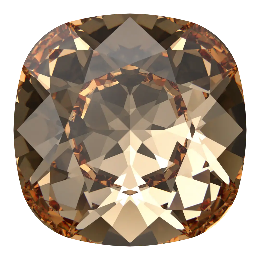 Swarovski Fancy Stones Cushion Square (4470) Light Colorado Topaz - Bluestreak Crystals