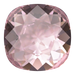 Swarovski Fancy Stones Cushion Square (4470) Light Rose Ignite UNFOILED - Bluestreak Crystals