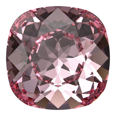 Swarovski Fancy Stones Cushion Square (4470) Light Rose - Bluestreak Crystals