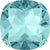 Swarovski Fancy Stones Cushion Square (4470) Light Turquoise-Swarovski Fancy Stones-10mm - Pack of 144 (Wholesale)-Bluestreak Crystals