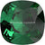 Swarovski Fancy Stones Cushion Square (4470) Majestic Green-Swarovski Fancy Stones-10mm - Pack of 144 (Wholesale)-Bluestreak Crystals