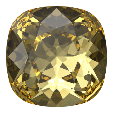 Swarovski Fancy Stones Cushion Square (4470) Recreated Dark Jonquil - Bluestreak Crystals