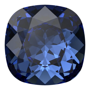 Swarovski Fancy Stones Cushion Square (4470) Recreated Dark Sapphire - Bluestreak Crystals