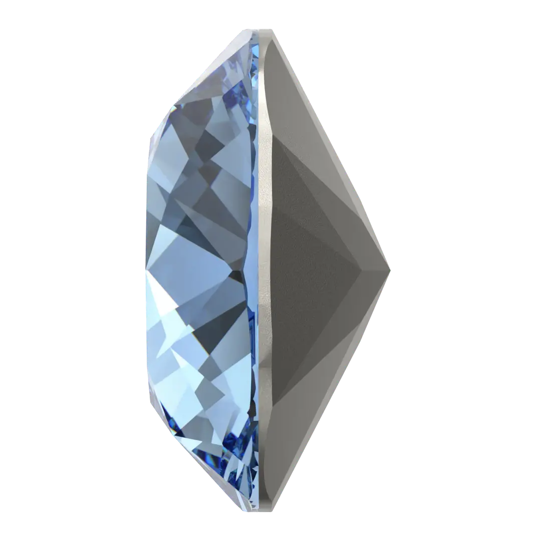 Swarovski Fancy Stones Cushion Square (4470) Recreated Ice Blue - Bluestreak Crystals