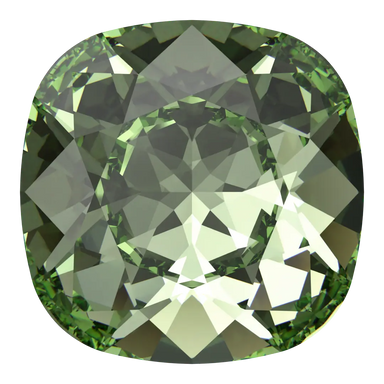 Swarovski Fancy Stones Cushion Square (4470) Recreated Peridot - Bluestreak Crystals