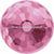 Swarovski Fancy Stones Disco Ball (4869) Light Rose Comet Argent Light-Swarovski Fancy Stones-4mm - Pack of 480 (Wholesale)-Bluestreak Crystals