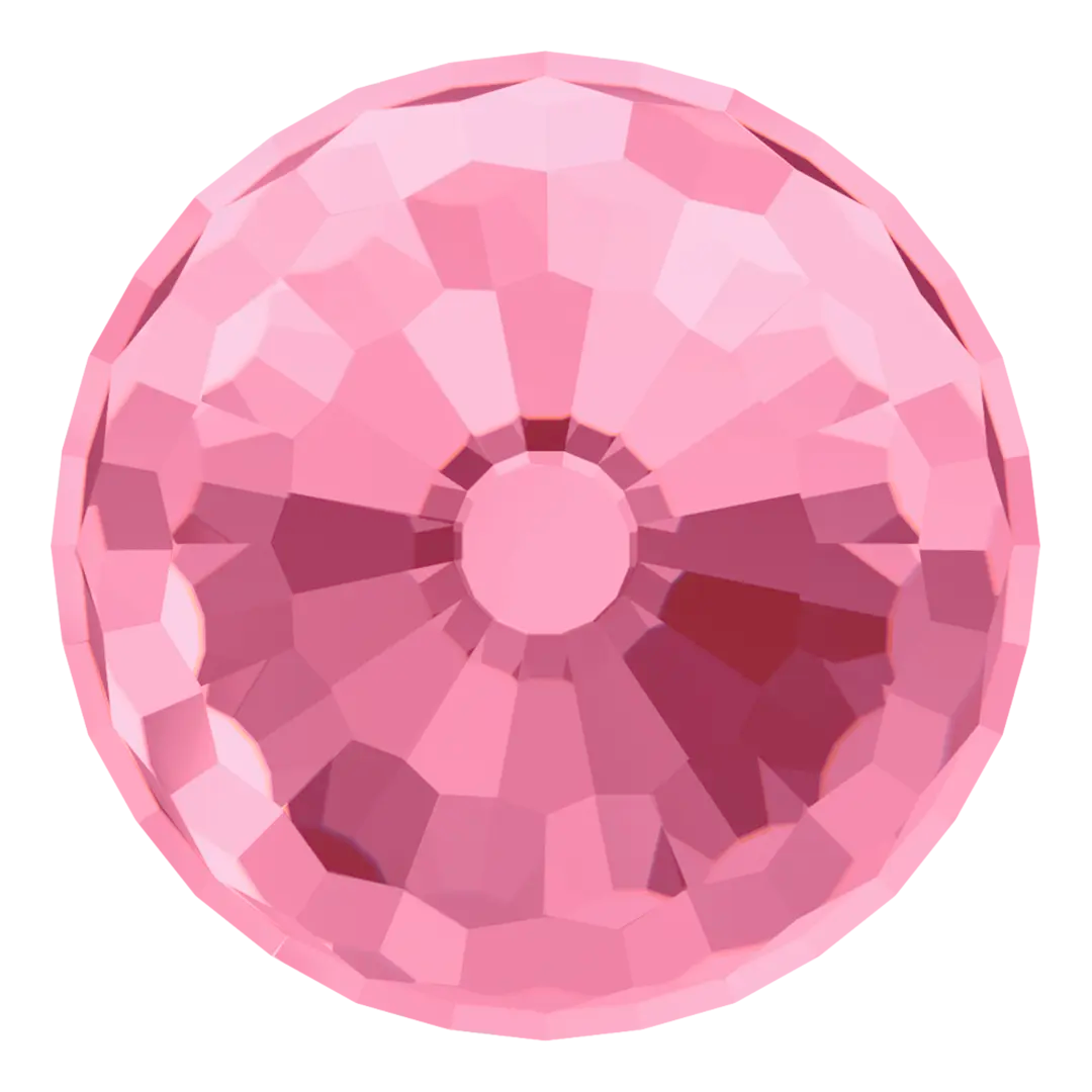 Swarovski Fancy Stones Disco Ball (4869) Light Rose Comet Argent Light - Bluestreak Crystals