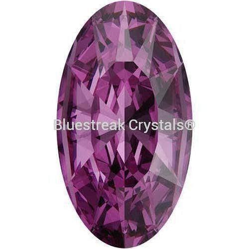 Swarovski Fancy Stones Elongated Oval (4162) Amethyst-Swarovski Fancy Stones-10x5.5mm - Pack of 144 (Wholesale)-Bluestreak Crystals