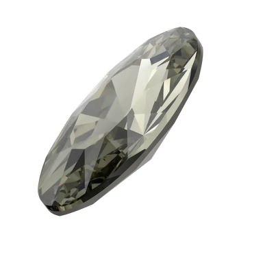Swarovski Fancy Stones Elongated Oval (4162) Black Diamond - Bluestreak Crystals