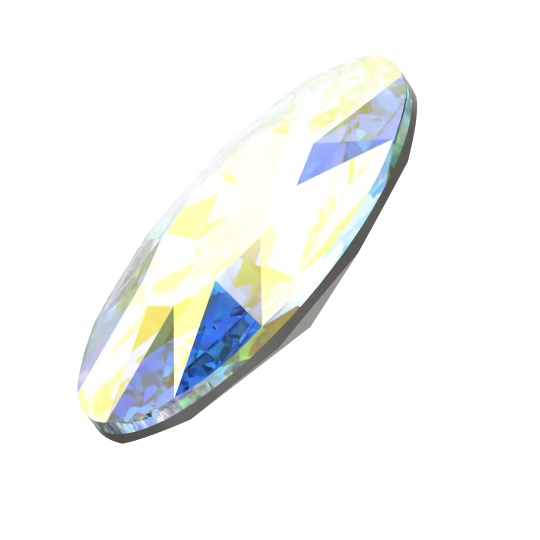 Swarovski Fancy Stones Elongated Oval (4162) Crystal AB - Bluestreak Crystals