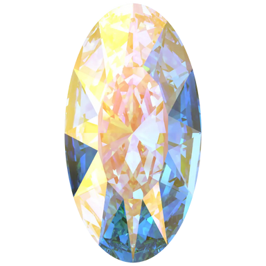 Swarovski Fancy Stones Elongated Oval (4162) Crystal AB - Bluestreak Crystals