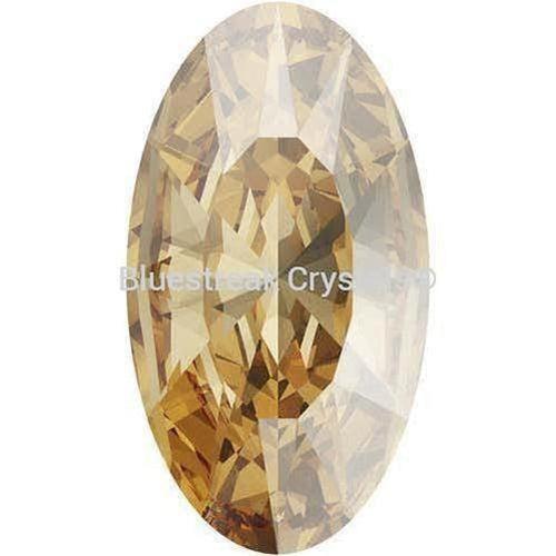 Swarovski Fancy Stones Elongated Oval (4162) Crystal Golden Shadow-Swarovski Fancy Stones-10x5.5mm - Pack of 144 (Wholesale)-Bluestreak Crystals