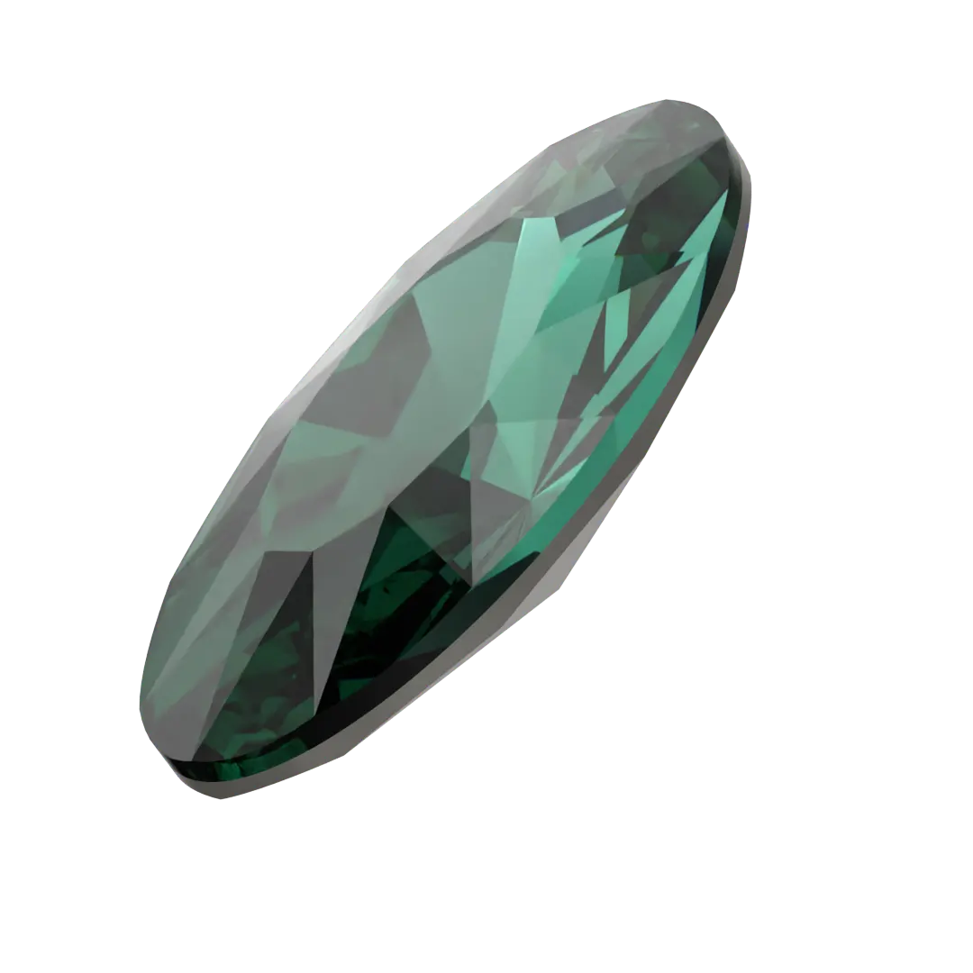 Swarovski Fancy Stones Elongated Oval (4162) Emerald - Bluestreak Crystals
