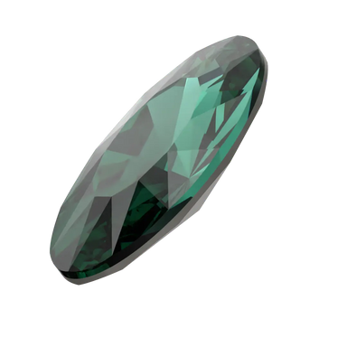 Swarovski Fancy Stones Elongated Oval (4162) Emerald - Bluestreak Crystals