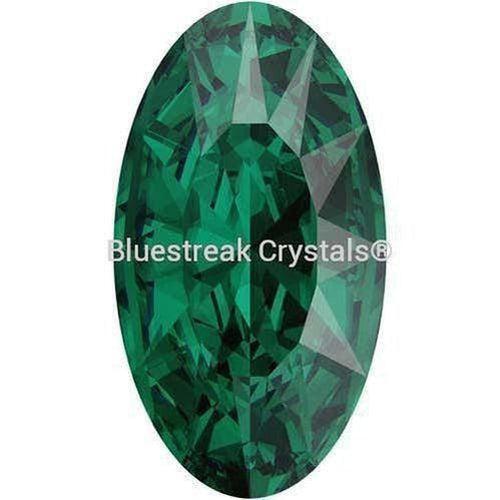 Swarovski Fancy Stones Elongated Oval (4162) Emerald-Swarovski Fancy Stones-10x5.5mm - Pack of 144 (Wholesale)-Bluestreak Crystals