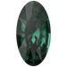 Swarovski Fancy Stones Elongated Oval (4162) Emerald - Bluestreak Crystals