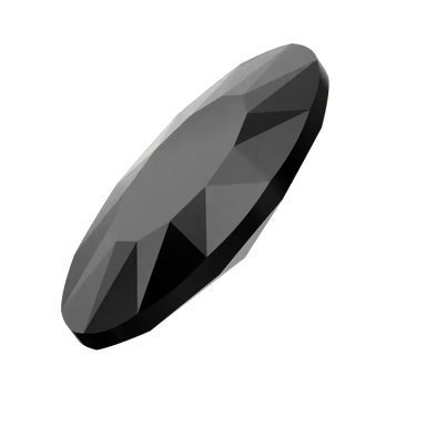 Swarovski Fancy Stones Elongated Oval (4162) Jet UNFOILED - Bluestreak Crystals