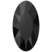 Swarovski Fancy Stones Elongated Oval (4162) Jet UNFOILED - Bluestreak Crystals
