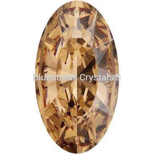 Swarovski Fancy Stones Elongated Oval (4162) Light Colorado Topaz-Swarovski Fancy Stones-10x5.5mm - Pack of 144 (Wholesale)-Bluestreak Crystals