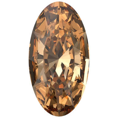 Swarovski Fancy Stones Elongated Oval (4162) Light Colorado Topaz - Bluestreak Crystals