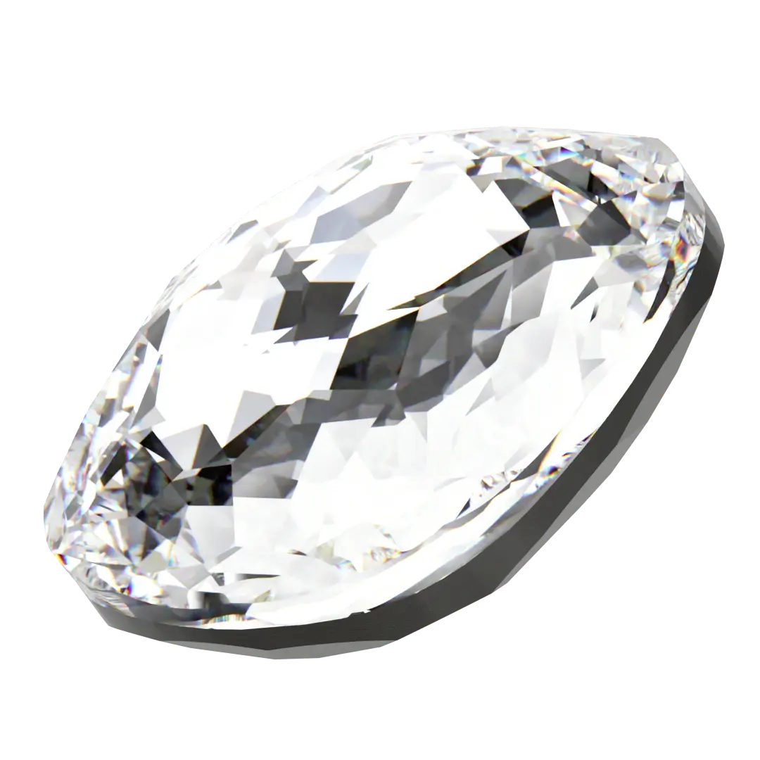 Swarovski Fancy Stones Fantasy Cushion (4483) Crystal - Bluestreak Crystals