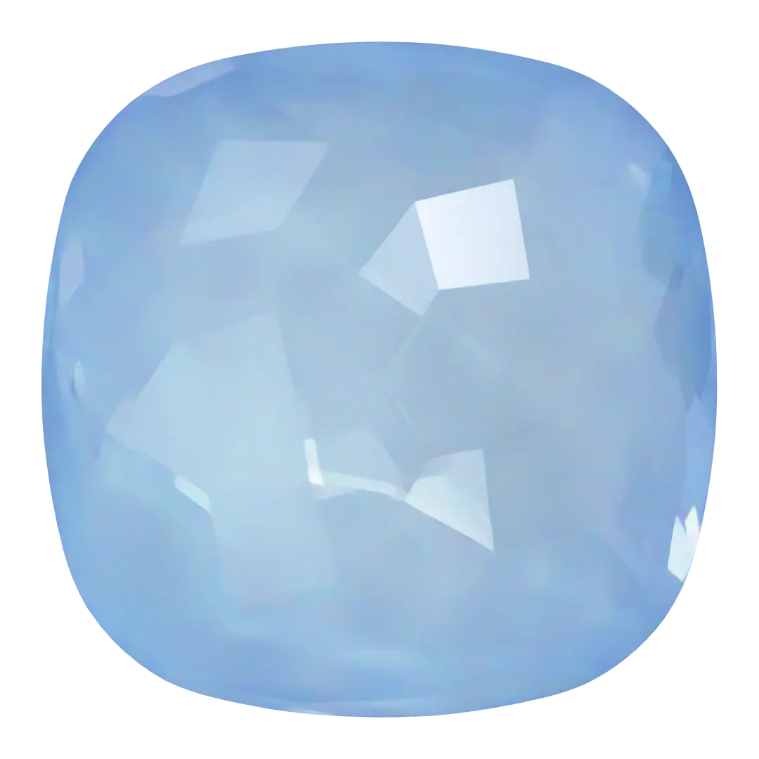 Swarovski Fancy Stones Fantasy Cushion (4483) Crystal Sky Ignite UNFOILED - Bluestreak Crystals