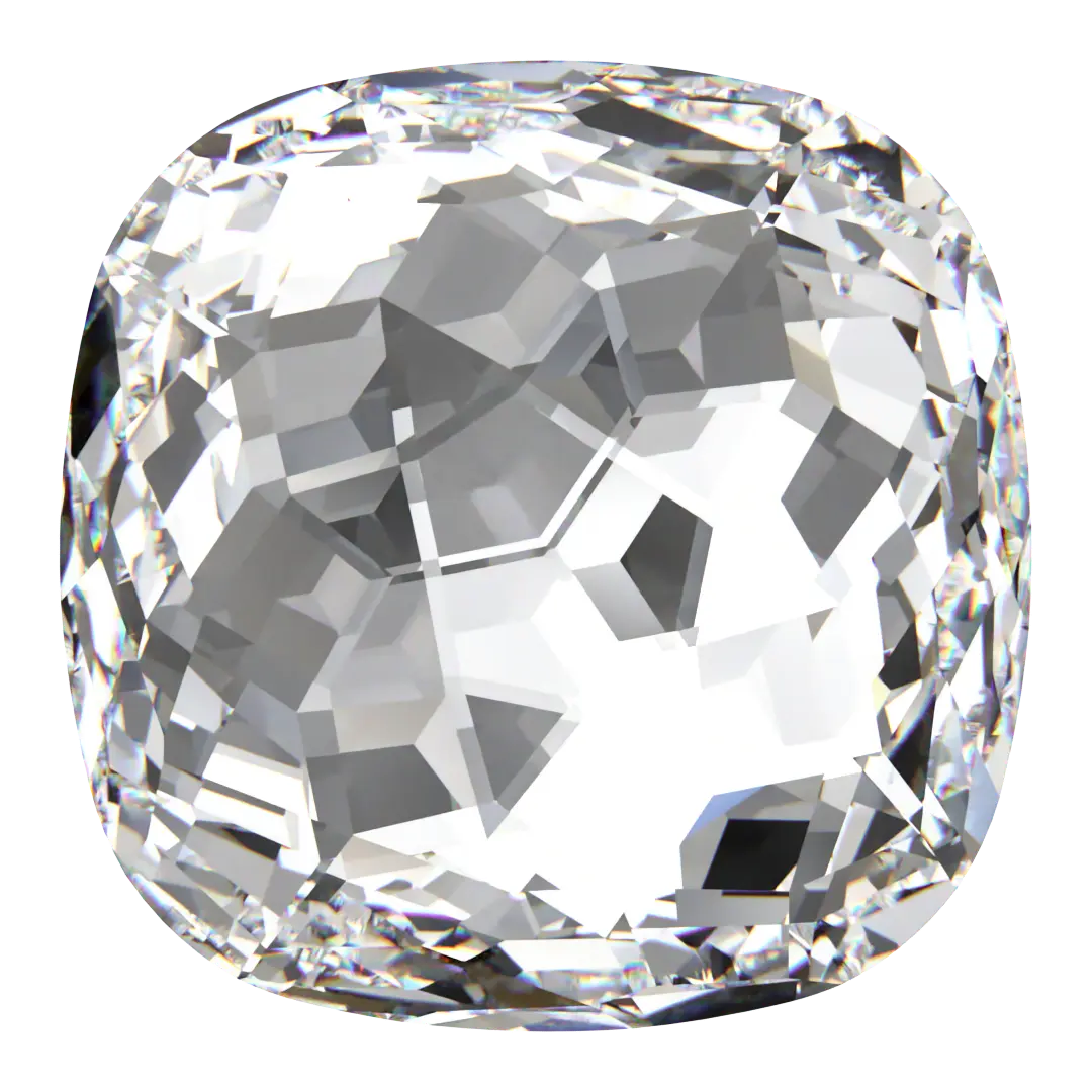 Swarovski Fancy Stones Fantasy Cushion (4483) Crystal - Bluestreak Crystals