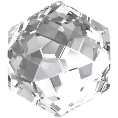 Swarovski Fancy Stones Fantasy Hexagon (4683) Crystal - Bluestreak Crystals