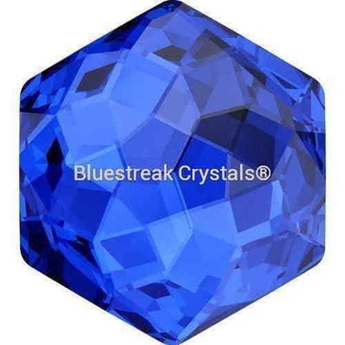 Swarovski Fancy Stones Fantasy Hexagon (4683) Majestic Blue-Swarovski Fancy Stones-7.8mm - Pack of 144 (Wholesale)-Bluestreak Crystals