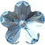 Swarovski Fancy Stones Flower (4744) Aquamarine-Swarovski Fancy Stones-6mm - Pack of 720 (Wholesale)-Bluestreak Crystals