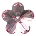 Swarovski Fancy Stones Flower (4744) Light Rose - Bluestreak Crystals