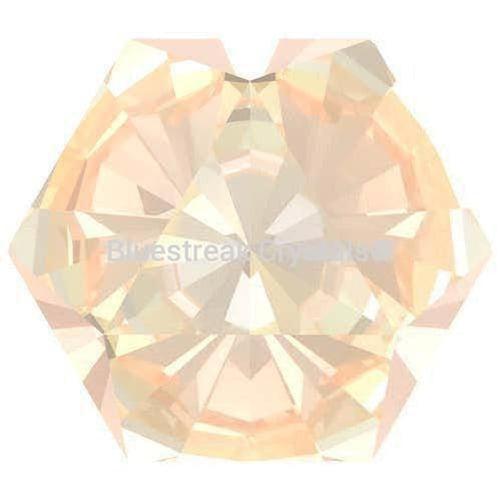 Swarovski Fancy Stones Kaleidoscope Hexagon (4699) Crystal Ivory Cream Delite UNFOILED-Swarovski Fancy Stones-6.9x6mm - Pack of 144 (Wholesale)-Bluestreak Crystals