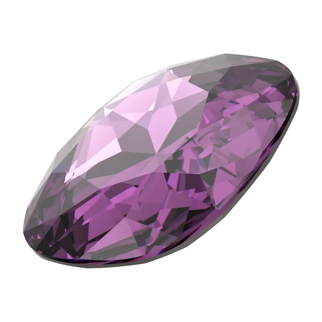 Swarovski Fancy Stones Large Cushion Square (4487) Amethyst - Bluestreak Crystals