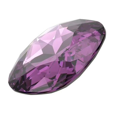 Swarovski Fancy Stones Large Cushion Square (4487) Amethyst - Bluestreak Crystals