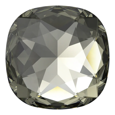 Swarovski Fancy Stones Large Cushion Square (4487) Black Diamond - Bluestreak Crystals