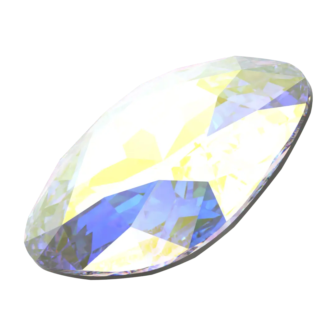 Swarovski Fancy Stones Large Cushion Square (4487) Crystal AB - Bluestreak Crystals