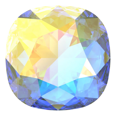 Swarovski Fancy Stones Large Cushion Square (4487) Crystal AB - Bluestreak Crystals