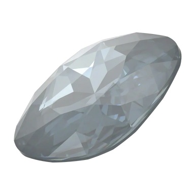 Swarovski Fancy Stones Large Cushion Square (4487) Crystal Dark Grey Ignite UNFOILED - Bluestreak Crystals