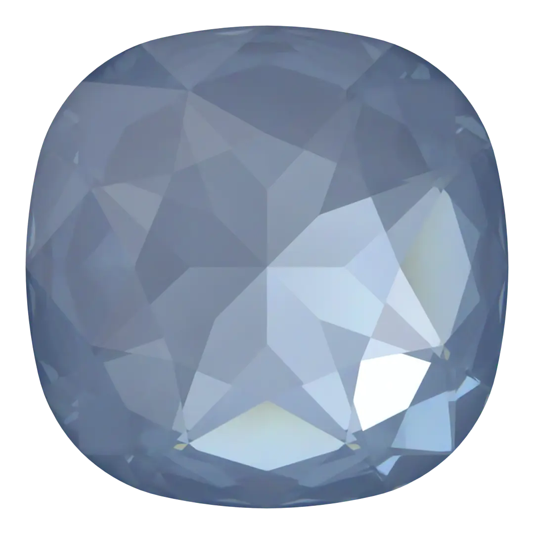 Swarovski Fancy Stones Large Cushion Square (4487) Crystal Denim Ignite UNFOILED - Bluestreak Crystals