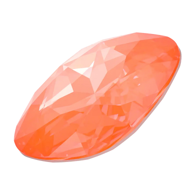 Swarovski Fancy Stones Large Cushion Square (4487) Crystal Electric Orange Ignite UNFOILED - Bluestreak Crystals