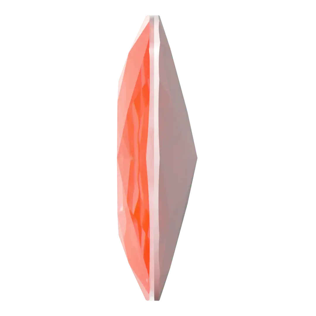 Swarovski Fancy Stones Large Cushion Square (4487) Crystal Electric Orange Ignite UNFOILED - Bluestreak Crystals