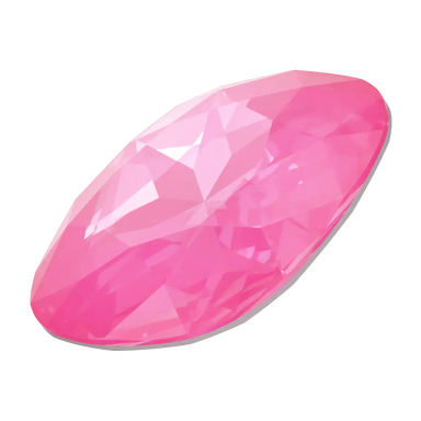 Swarovski Fancy Stones Large Cushion Square (4487) Crystal Electric Pink Ignite UNFOILED - Bluestreak Crystals