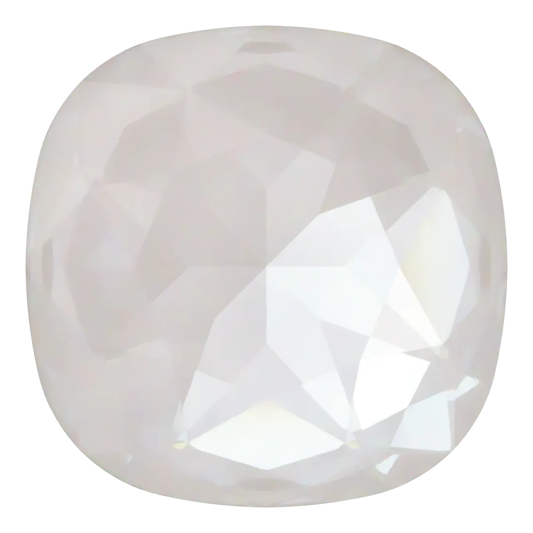 Swarovski Fancy Stones Large Cushion Square (4487) Crystal Electric White Ignite UNFOILED - Bluestreak Crystals